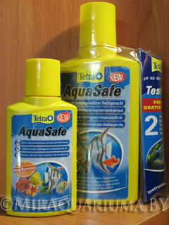 Tetra-AquaSafe - средство по подготовке воды в аквариуме